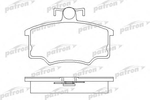 PATRON PBP175 Комплект тормозных колодок, дисковый тормоз