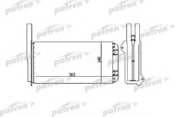 Теплообмінник, опалення салону PATRON PRS2034
