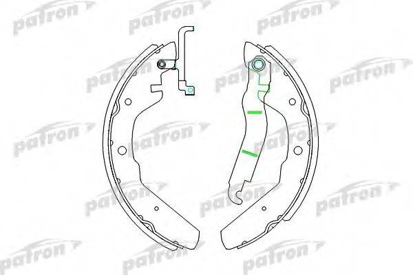 PATRON PSP174 Комплект тормозных колодок