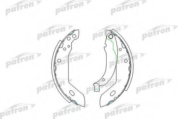 Комплект гальмівних колодок PATRON PSP183