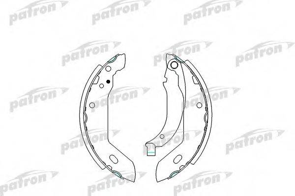 PATRON PSP225 Комплект тормозных колодок