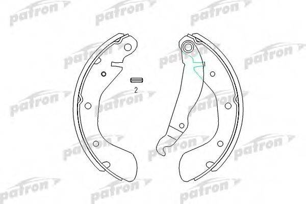PATRON PSP335 Комплект тормозных колодок