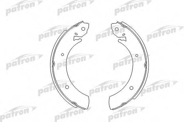PATRON PSP361 Комплект тормозных колодок