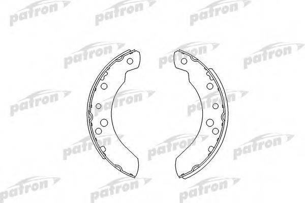 Комплект тормозных колодок PATRON PSP394
