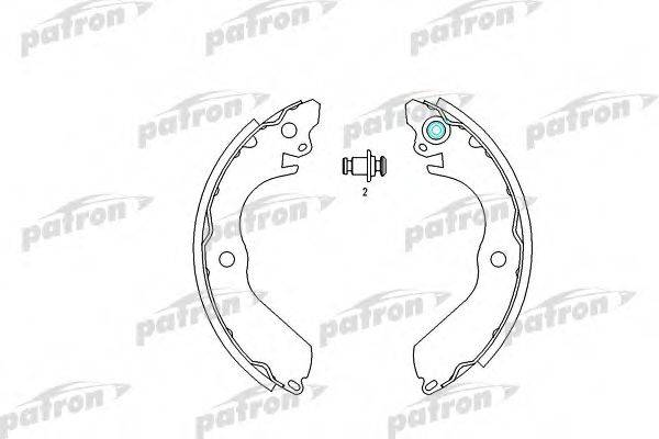 PATRON PSP403 Комплект гальмівних колодок
