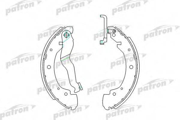 Комплект тормозных колодок PATRON PSP428