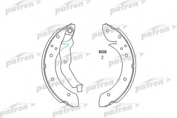 PATRON PSP447 Комплект тормозных колодок