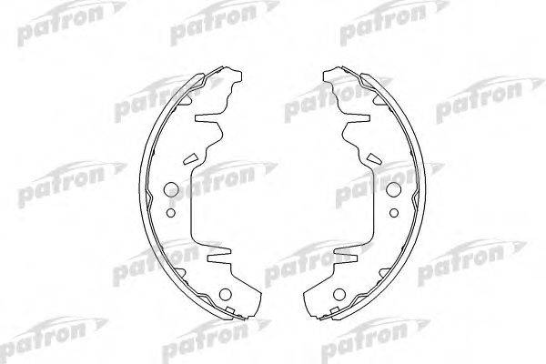 PATRON PSP568 Комплект тормозных колодок