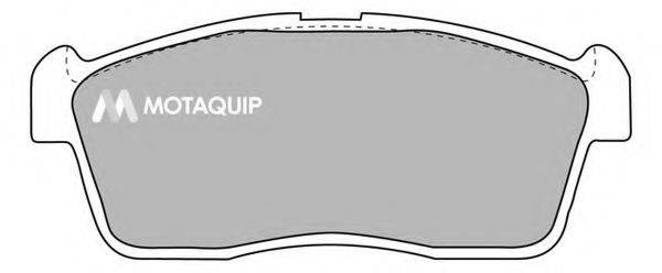 MOTAQUIP LVXL1101 Комплект тормозных колодок, дисковый тормоз