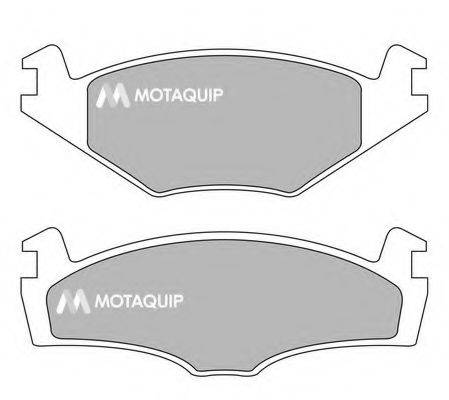 Комплект гальмівних колодок, дискове гальмо MOTAQUIP LVXL138