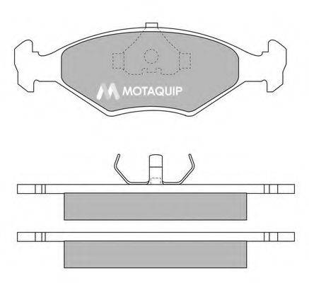 MOTAQUIP LVXL198 Комплект тормозных колодок, дисковый тормоз
