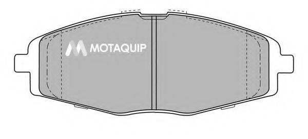 Комплект гальмівних колодок, дискове гальмо MOTAQUIP LVXL260