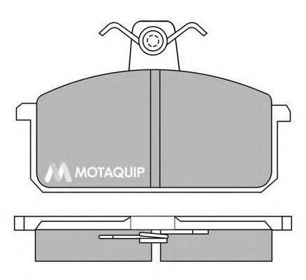 MOTAQUIP LVXL278 Комплект тормозных колодок, дисковый тормоз