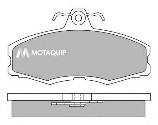 MOTAQUIP LVXL306 Комплект тормозных колодок, дисковый тормоз