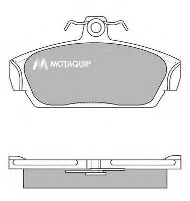 MOTAQUIP LVXL564 Комплект тормозных колодок, дисковый тормоз
