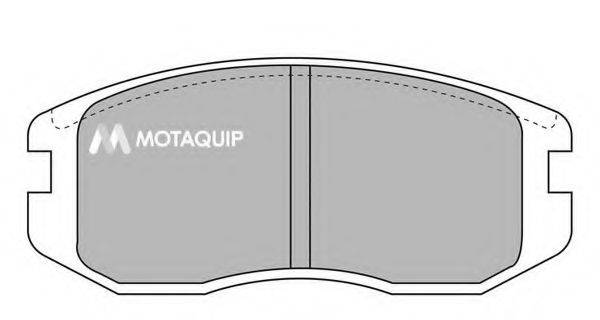 Комплект гальмівних колодок, дискове гальмо MOTAQUIP LVXL660