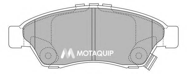 Комплект гальмівних колодок, дискове гальмо MOTAQUIP LVXL1102