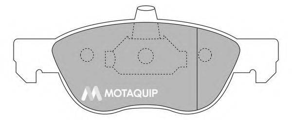 MOTAQUIP LVXL1182 Комплект тормозных колодок, дисковый тормоз