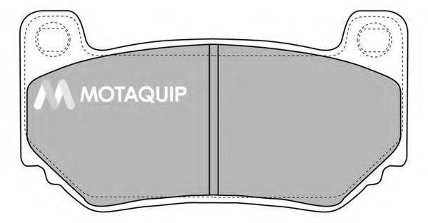 Комплект гальмівних колодок, дискове гальмо MOTAQUIP LVXL1221