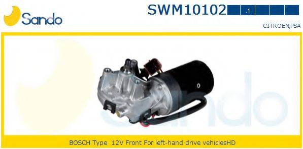 SANDO SWM101021 Двигатель стеклоочистителя