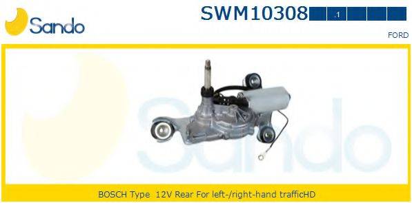 SANDO SWM103081 Двигун склоочисника