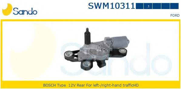 SANDO SWM103111 Двигун склоочисника