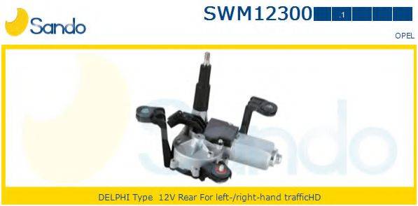 SANDO SWM123001 Двигун склоочисника
