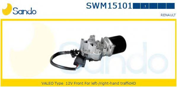 SANDO SWM151011 Двигатель стеклоочистителя