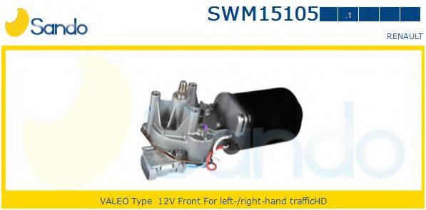 SANDO SWM151051 Двигатель стеклоочистителя