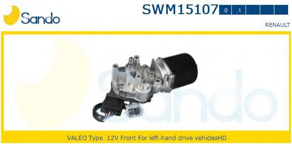 SANDO SWM151070 Двигатель стеклоочистителя