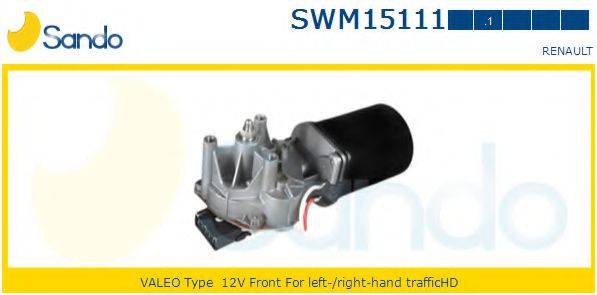 SANDO SWM151111 Двигатель стеклоочистителя