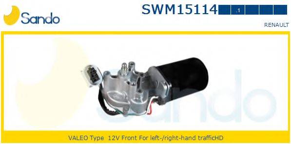 SANDO SWM151141 Двигатель стеклоочистителя