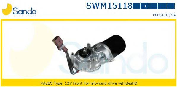 Двигун склоочисника SANDO SWM15118.1