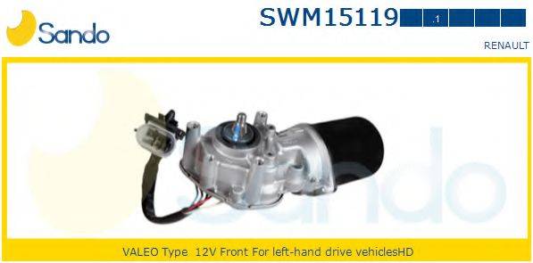 SANDO SWM151191 Двигун склоочисника