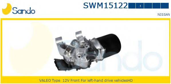 SANDO SWM151221 Двигатель стеклоочистителя