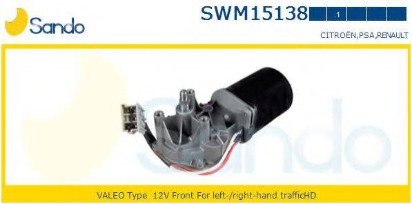 SANDO SWM151381 Двигатель стеклоочистителя