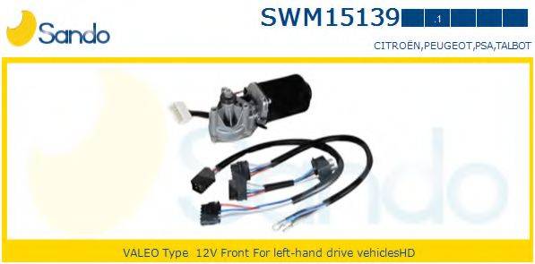 SANDO SWM151391 Двигатель стеклоочистителя