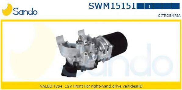 SANDO SWM151511 Двигун склоочисника