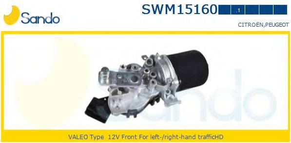 SANDO SWM151601 Двигатель стеклоочистителя