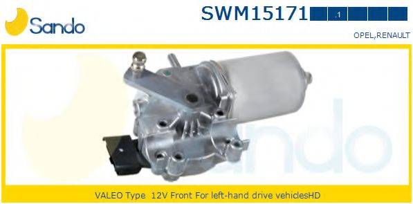 SANDO SWM151711 Двигатель стеклоочистителя
