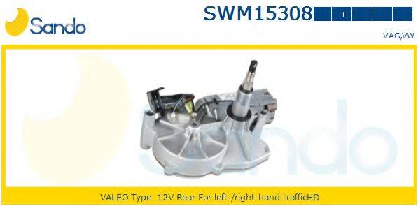 SANDO SWM153081 Двигатель стеклоочистителя