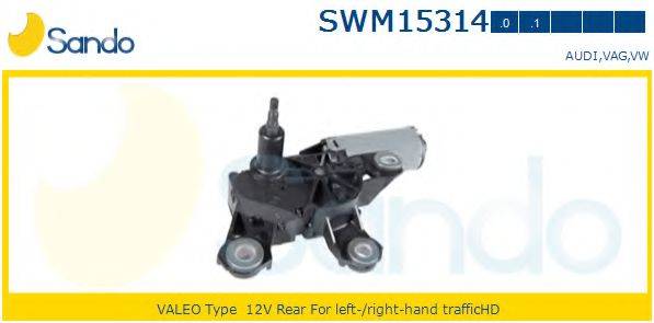 Двигун склоочисника SANDO SWM15314.0