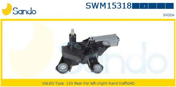 SANDO SWM153181 Двигатель стеклоочистителя