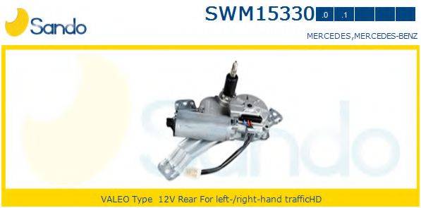 SANDO SWM153300 Двигун склоочисника