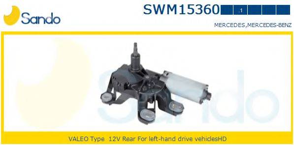 SANDO SWM153601 Двигатель стеклоочистителя