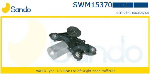 SANDO SWM153701 Двигатель стеклоочистителя