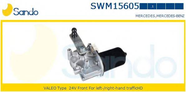SANDO SWM156051 Двигатель стеклоочистителя