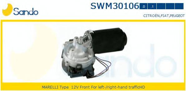SANDO SWM301060 Двигатель стеклоочистителя