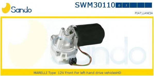 SANDO SWM301100 Двигатель стеклоочистителя