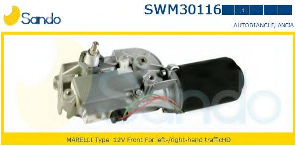 SANDO SWM301161 Двигатель стеклоочистителя